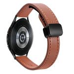 Dây đồng hồ da microfiber khóa nam châm mảnh 20mm, dành cho Samsung Galaxy Watch 4 40 / 44mm, dành cho Samsung Galaxy Watch 4 Classic 42 / 46mm