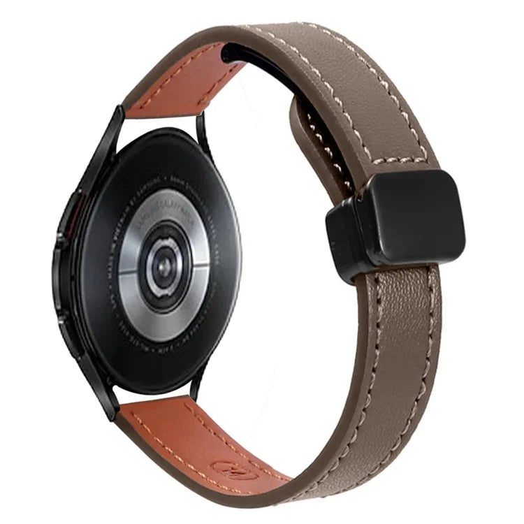 Dây đồng hồ da microfiber khóa nam châm mảnh 20mm, dành cho Samsung Galaxy Watch 4 40 / 44mm, dành cho Samsung Galaxy Watch 4 Classic 42 / 46mm