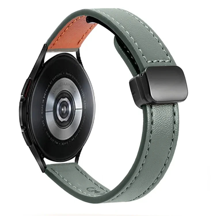 Dây đồng hồ da microfiber khóa nam châm mảnh 20mm, dành cho Samsung Galaxy Watch 4 40 / 44mm, dành cho Samsung Galaxy Watch 4 Classic 42 / 46mm