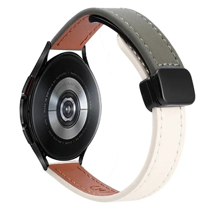 Dây đồng hồ da microfiber khóa nam châm mảnh 20mm, dành cho Samsung Galaxy Watch 4 40 / 44mm, dành cho Samsung Galaxy Watch 4 Classic 42 / 46mm