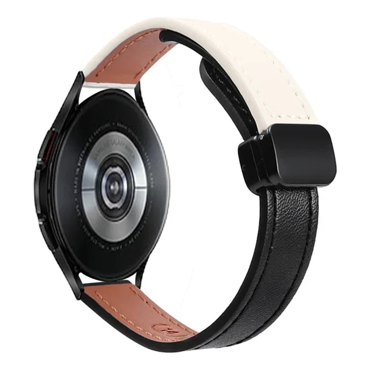 Dây đồng hồ da microfiber khóa nam châm mảnh 20mm, dành cho Samsung Galaxy Watch 4 40 / 44mm, dành cho Samsung Galaxy Watch 4 Classic 42 / 46mm