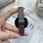 Dây đồng hồ da microfiber khóa nam châm mảnh 20mm, dành cho Samsung Galaxy Watch 4 40 / 44mm, dành cho Samsung Galaxy Watch 4 Classic 42 / 46mm