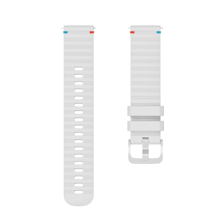 Dây đồng hồ silicone 20mm có đường may chấm sóng, dành cho Samsung Galaxy Watch FE 40mm, Samsung Galaxy Watch 7 40 / 44mm, Samsung Galaxy Watch 6 Classic 43 / 47mm, Samsung Galaxy Watch 6 40 / 44mm