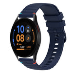 Dây đồng hồ silicone 20mm có đường may chấm sóng, dành cho Samsung Galaxy Watch FE 40mm, Samsung Galaxy Watch 7 40 / 44mm, Samsung Galaxy Watch 6 Classic 43 / 47mm, Samsung Galaxy Watch 6 40 / 44mm
