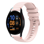 Dây đồng hồ silicone 20mm có đường may chấm sóng, dành cho Samsung Galaxy Watch FE 40mm, Samsung Galaxy Watch 7 40 / 44mm, Samsung Galaxy Watch 6 Classic 43 / 47mm, Samsung Galaxy Watch 6 40 / 44mm