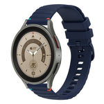 Dây đồng hồ silicone 20mm chấm chấm sóng khâu, dành cho Samsung Galaxy Watch 5 40 / 44mm, dành cho Samsung Galaxy Watch 5 Pro 45mm, dành cho Samsung Galaxy Watch 4 40 / 44mm, dành cho Samsung Galaxy Watch 4 Classic 42 / 46mm