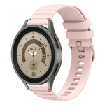 Dây đồng hồ silicone 20mm chấm chấm sóng khâu, dành cho Samsung Galaxy Watch 5 40 / 44mm, dành cho Samsung Galaxy Watch 5 Pro 45mm, dành cho Samsung Galaxy Watch 4 40 / 44mm, dành cho Samsung Galaxy Watch 4 Classic 42 / 46mm