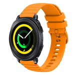 Dây đồng hồ silicone 20mm chấm chấm sóng khâu, dành cho Samsung Galaxy Gear Sport, dành cho Samsung Galaxy Watch Active 2, dành cho Samsung Galaxy Watch3 41mm, dành cho Samsung Galaxy Watch Active