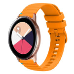 Dây đồng hồ silicone 20mm chấm chấm sóng khâu, dành cho Samsung Galaxy Gear Sport, dành cho Samsung Galaxy Watch Active 2, dành cho Samsung Galaxy Watch3 41mm, dành cho Samsung Galaxy Watch Active