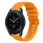 Dây đồng hồ silicone 20mm chấm sóng khâu, cho Samsung Galaxy Watch 42mm, cho Samsung Gear S2 Classic