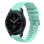 Dây đồng hồ silicone 20mm chấm sóng khâu, cho Samsung Galaxy Watch 42mm, cho Samsung Gear S2 Classic