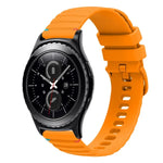 Dây đồng hồ silicone 20mm chấm sóng khâu, cho Samsung Galaxy Watch 42mm, cho Samsung Gear S2 Classic