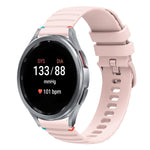 Dây đồng hồ silicone 20mm có đường may chấm sóng, dành cho Samsung Galaxy Watch FE 40mm, Samsung Galaxy Watch 7 40 / 44mm, Samsung Galaxy Watch 6 Classic 43 / 47mm, Samsung Galaxy Watch 6 40 / 44mm
