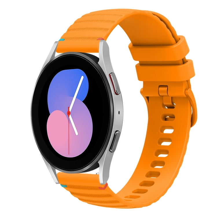 Dây đồng hồ silicone 20mm chấm chấm sóng khâu, dành cho Samsung Galaxy Watch 5 40 / 44mm, dành cho Samsung Galaxy Watch 5 Pro 45mm, dành cho Samsung Galaxy Watch 4 40 / 44mm, dành cho Samsung Galaxy Watch 4 Classic 42 / 46mm