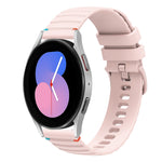 Dây đồng hồ silicone 20mm chấm chấm sóng khâu, dành cho Samsung Galaxy Watch 5 40 / 44mm, dành cho Samsung Galaxy Watch 5 Pro 45mm, dành cho Samsung Galaxy Watch 4 40 / 44mm, dành cho Samsung Galaxy Watch 4 Classic 42 / 46mm