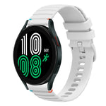 Dây đồng hồ silicone 20mm chấm chấm sóng khâu, dành cho Samsung Galaxy Watch 5 40 / 44mm, dành cho Samsung Galaxy Watch 5 Pro 45mm, dành cho Samsung Galaxy Watch 4 40 / 44mm, dành cho Samsung Galaxy Watch 4 Classic 42 / 46mm