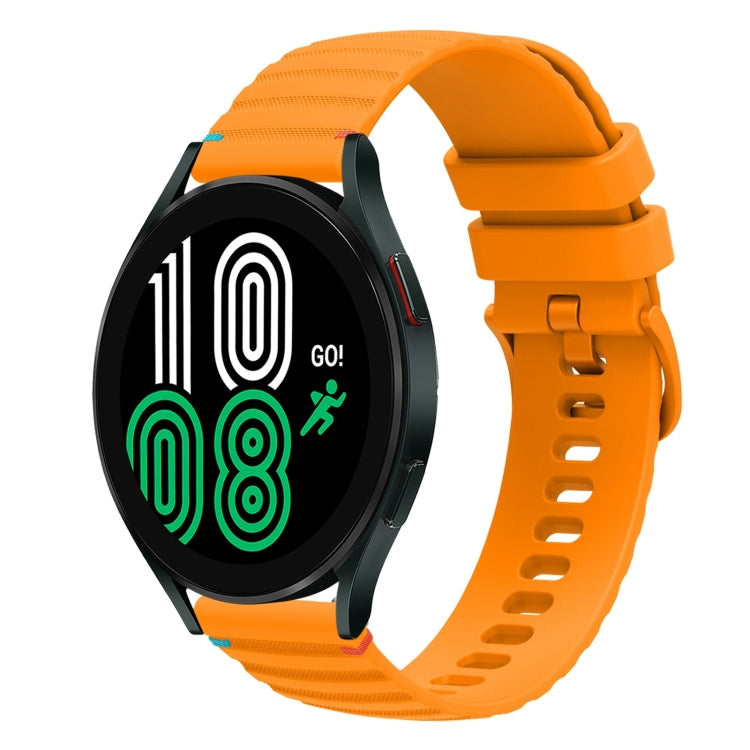 Dây đồng hồ silicone 20mm chấm chấm sóng khâu, dành cho Samsung Galaxy Watch 5 40 / 44mm, dành cho Samsung Galaxy Watch 5 Pro 45mm, dành cho Samsung Galaxy Watch 4 40 / 44mm, dành cho Samsung Galaxy Watch 4 Classic 42 / 46mm