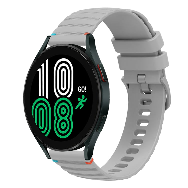 Dây đồng hồ silicone 20mm chấm chấm sóng khâu, dành cho Samsung Galaxy Watch 5 40 / 44mm, dành cho Samsung Galaxy Watch 5 Pro 45mm, dành cho Samsung Galaxy Watch 4 40 / 44mm, dành cho Samsung Galaxy Watch 4 Classic 42 / 46mm
