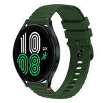Dây đồng hồ silicone 20mm chấm chấm sóng khâu, dành cho Samsung Galaxy Watch 5 40 / 44mm, dành cho Samsung Galaxy Watch 5 Pro 45mm, dành cho Samsung Galaxy Watch 4 40 / 44mm, dành cho Samsung Galaxy Watch 4 Classic 42 / 46mm