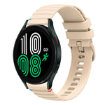 Dây đồng hồ silicone 20mm chấm chấm sóng khâu, dành cho Samsung Galaxy Watch 5 40 / 44mm, dành cho Samsung Galaxy Watch 5 Pro 45mm, dành cho Samsung Galaxy Watch 4 40 / 44mm, dành cho Samsung Galaxy Watch 4 Classic 42 / 46mm