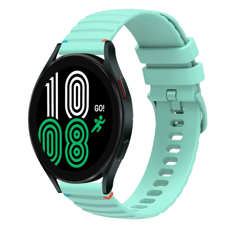 Dây đồng hồ silicone 20mm chấm chấm sóng khâu, dành cho Samsung Galaxy Watch 5 40 / 44mm, dành cho Samsung Galaxy Watch 5 Pro 45mm, dành cho Samsung Galaxy Watch 4 40 / 44mm, dành cho Samsung Galaxy Watch 4 Classic 42 / 46mm