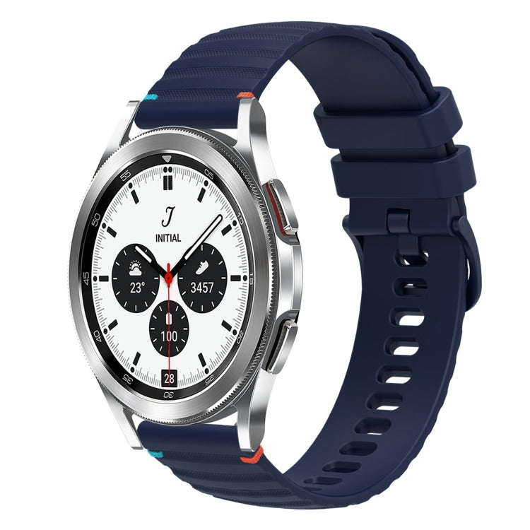 Dây đồng hồ silicone 20mm chấm chấm sóng khâu, dành cho Samsung Galaxy Watch 5 40 / 44mm, dành cho Samsung Galaxy Watch 5 Pro 45mm, dành cho Samsung Galaxy Watch 4 40 / 44mm, dành cho Samsung Galaxy Watch 4 Classic 42 / 46mm