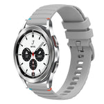 Dây đồng hồ silicone 20mm chấm chấm sóng khâu, dành cho Samsung Galaxy Watch 5 40 / 44mm, dành cho Samsung Galaxy Watch 5 Pro 45mm, dành cho Samsung Galaxy Watch 4 40 / 44mm, dành cho Samsung Galaxy Watch 4 Classic 42 / 46mm