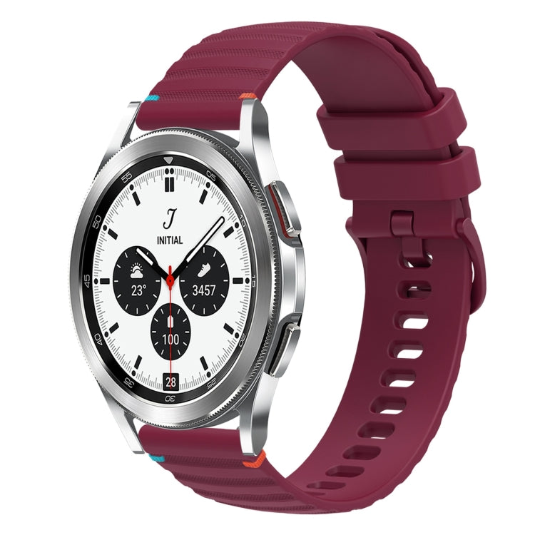 Dây đồng hồ silicone 20mm chấm chấm sóng khâu, dành cho Samsung Galaxy Watch 5 40 / 44mm, dành cho Samsung Galaxy Watch 5 Pro 45mm, dành cho Samsung Galaxy Watch 4 40 / 44mm, dành cho Samsung Galaxy Watch 4 Classic 42 / 46mm