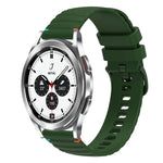 Dây đồng hồ silicone 20mm chấm chấm sóng khâu, dành cho Samsung Galaxy Watch 5 40 / 44mm, dành cho Samsung Galaxy Watch 5 Pro 45mm, dành cho Samsung Galaxy Watch 4 40 / 44mm, dành cho Samsung Galaxy Watch 4 Classic 42 / 46mm
