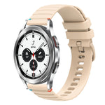 Dây đồng hồ silicone 20mm chấm chấm sóng khâu, dành cho Samsung Galaxy Watch 5 40 / 44mm, dành cho Samsung Galaxy Watch 5 Pro 45mm, dành cho Samsung Galaxy Watch 4 40 / 44mm, dành cho Samsung Galaxy Watch 4 Classic 42 / 46mm