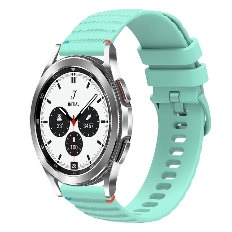 Dây đồng hồ silicone 20mm chấm chấm sóng khâu, dành cho Samsung Galaxy Watch 5 40 / 44mm, dành cho Samsung Galaxy Watch 5 Pro 45mm, dành cho Samsung Galaxy Watch 4 40 / 44mm, dành cho Samsung Galaxy Watch 4 Classic 42 / 46mm