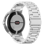Dây đồng hồ kim loại thép không gỉ ba hạt, Dành cho Google Pixel Watch 4 / Watch 3 45mm, Dành cho Google Pixel Watch 4 / 3 / 2 / 1 41mm