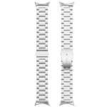 Dây đồng hồ kim loại thép không gỉ ba hạt, Dành cho Google Pixel Watch 4 / Watch 3 45mm, Dành cho Google Pixel Watch 4 / 3 / 2 / 1 41mm