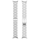 Dây đồng hồ kim loại thép không gỉ ba hạt, Dành cho Google Pixel Watch 4 / Watch 3 45mm, Dành cho Google Pixel Watch 4 / 3 / 2 / 1 41mm