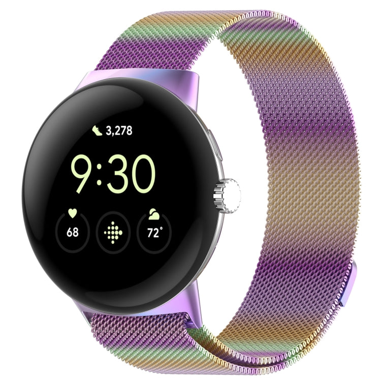 Dây đồng hồ kim loại Milanese khóa nam châm, dành cho Google Pixel Watch 4 / Watch 3 45mm, Google Pixel Watch 4 / 3 / 2 / 1 41mm