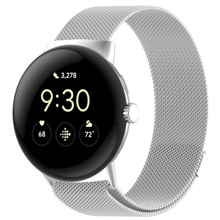 Dây đồng hồ kim loại Milanese khóa nam châm, dành cho Google Pixel Watch 4 / Watch 3 45mm, Google Pixel Watch 4 / 3 / 2 / 1 41mm