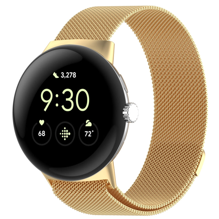 Dây đồng hồ kim loại Milanese khóa nam châm, dành cho Google Pixel Watch 4 / Watch 3 45mm, Google Pixel Watch 4 / 3 / 2 / 1 41mm