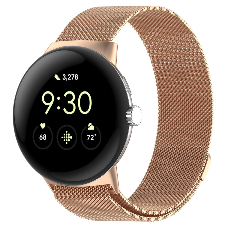 Dây đồng hồ kim loại Milanese khóa nam châm, dành cho Google Pixel Watch 4 / Watch 3 45mm, Google Pixel Watch 4 / 3 / 2 / 1 41mm