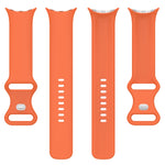 Solid Color Butterfly Buckle Silicone Watch Band, Size:L, Size: L