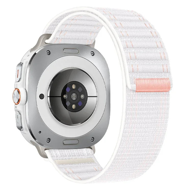 Dây đồng hồ nylon móc và vòng họa tiết sóng biển Ultra 2025 cho Samsung Galaxy Watch Ultra 47mm / Ultra