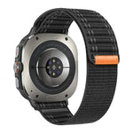 Dây đồng hồ nylon móc và vòng họa tiết sóng biển Ultra 2025 cho Samsung Galaxy Watch Ultra 47mm / Ultra