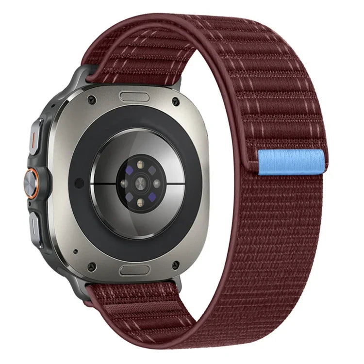 Dây đồng hồ nylon móc và vòng họa tiết sóng biển Ultra 2025 cho Samsung Galaxy Watch Ultra 47mm / Ultra