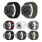 Dây đồng hồ nylon móc và vòng họa tiết sóng biển Ultra 2025 cho Samsung Galaxy Watch Ultra 47mm / Ultra