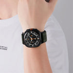 Dây đồng hồ nylon móc và vòng họa tiết sóng biển Ultra 2025 cho Samsung Galaxy Watch Ultra 47mm / Ultra