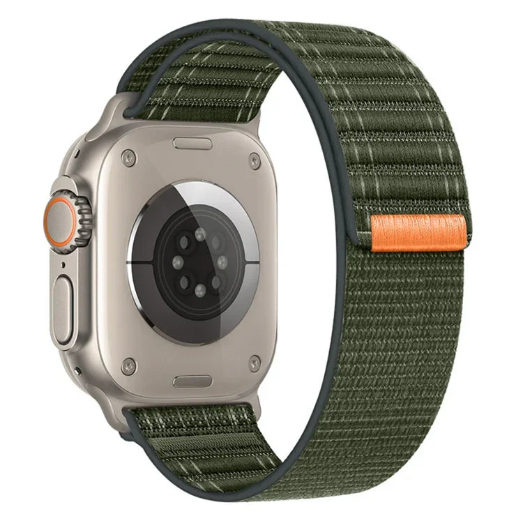 Dây đồng hồ nylon khóa dán sóng biển, Dành cho Apple Watch SE 2023 44mm, Dành cho Apple Watch SE 2023 40mm, Dành cho Apple Watch Ultra 2 49mm, Dành cho Apple Watch Series 9 45mm, Dành cho Apple Watch Series 9 41mm, Dành cho Apple Watch Ultra 49mm