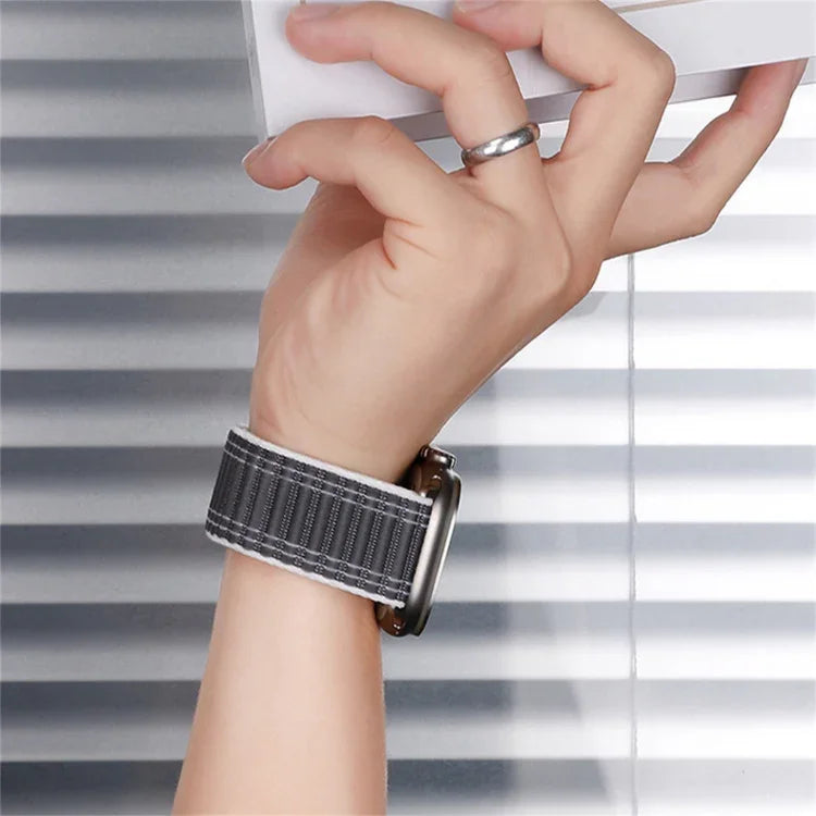 Dây đồng hồ nylon khóa dán sóng biển, Dành cho Apple Watch SE 2022 40mm, Dành cho Apple Watch SE 2022 44mm, Dành cho Apple Watch Series 7 41mm, Dành cho Apple Watch Series 7 45mm, Dành cho Apple Watch Series 6 40mm, Dành cho Apple Watch Series 6 44mm