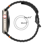 Dây đeo đồng hồ silicone may họa tiết sóng, dành cho Apple Watch Series 6 40mm, dành cho Apple Watch Series 6 44mm, dành cho Apple Watch Series 5 44mm, dành cho Apple Watch Series 5 40mm