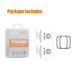 2 miếng phim bảo vệ màn hình ENKAY 3D phủ toàn bộ, viền PC mềm PMMA HD, Dành cho Apple Watch Series 11 / 10 46mm, Dành cho Apple Watch Series 11 / 10 42mm