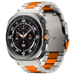 Dây đồng hồ kim loại hợp kim titan ba hạt cho Samsung Galaxy Watch Ultra 47mm