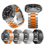 Dây đồng hồ kim loại hợp kim titan ba hạt cho Samsung Galaxy Watch Ultra 47mm